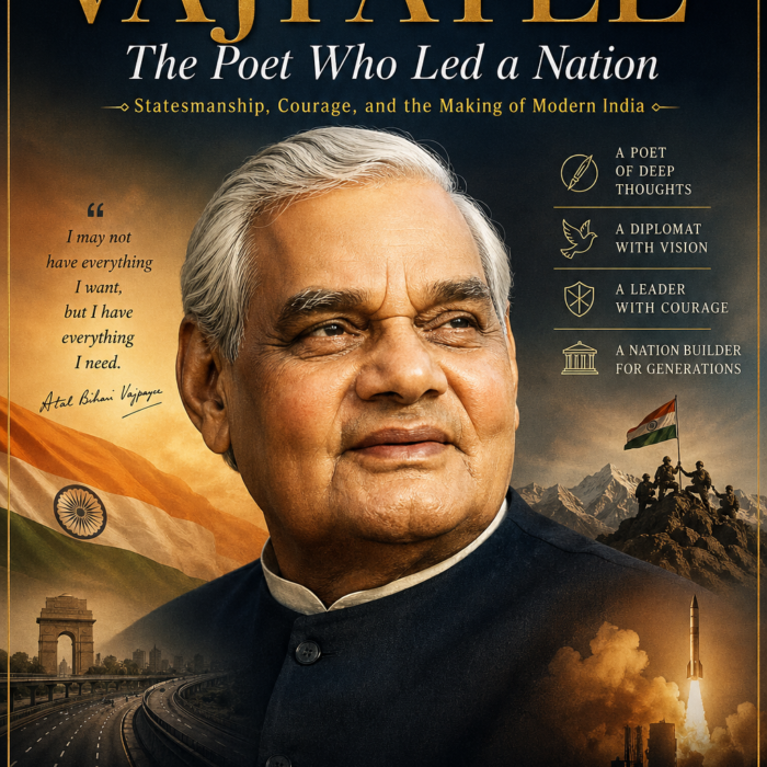 VAJPAYEE The Poet Who Led a Nation — Statesmanship, Courage, and the Making of Modern India By Devanssh Mehta ________________________________________