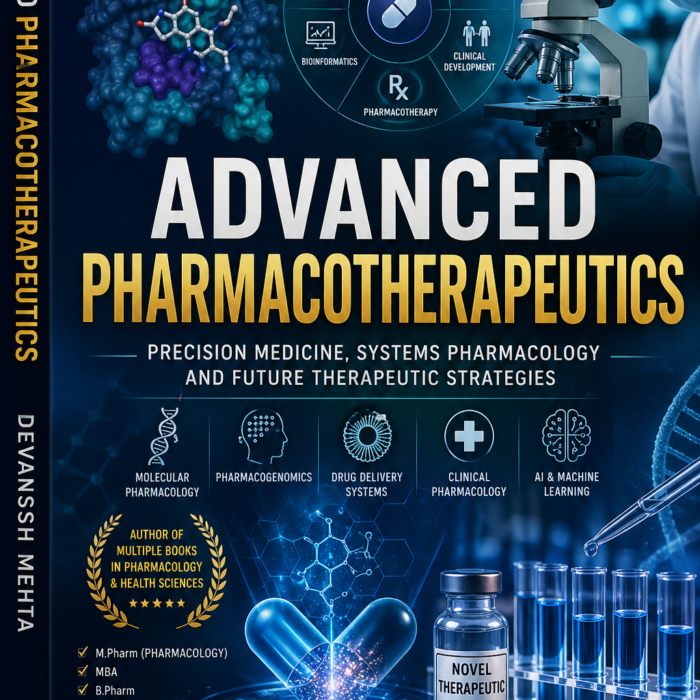 Advanced Pharmacotherapeutics Precision Medicine, Systems Pharmacology, and Future Therapeutic Strategies Author Devanssh Mehta, M.Pharm. (Pharmacology), MBA, B.Pharm. ________________________________________