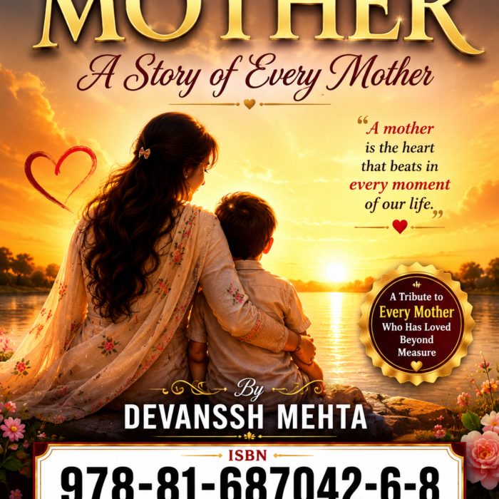MY MOTHER A Story of Every Mother By Devanssh Mehta _ISBN978-81-687042-6-8