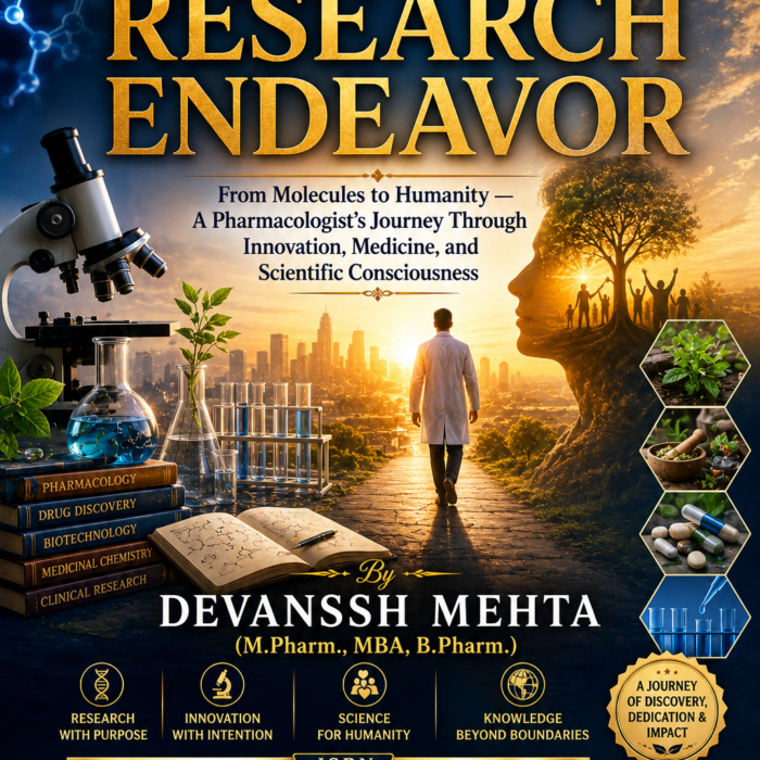 Essence of My Research Endeavor From Molecules to Humanity — A Pharmacologist’s Journey Through Innovation, Medicine, and Scientific Consciousness By Devanssh Mehta (M.Pharm., MBA, B.Pharm.) ISBN: 978-81-687042-3-7